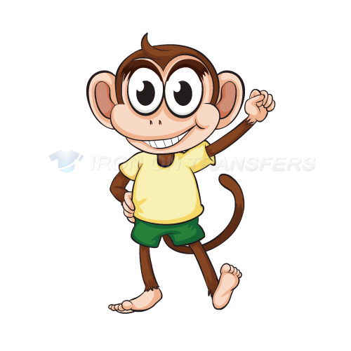 Monkey Iron-on Stickers (Heat Transfers)NO.8647